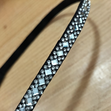 Adorno silla CASTECUS cinta decorativa trasera cristales plateados - Imagen 2