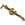 Alfiler HKM para corbata o plastrón, fusta/herradura, dorado - Imagen 1