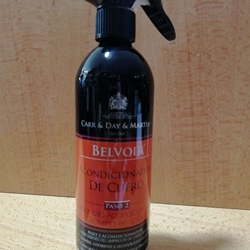 Belvoir Tack Conditioner CARR & DAY & MARTIN, spray, PASO 2, acondicionador de cuero - Imagen 2