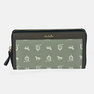 Billetero monedero "EL CABALLO" grande color verde agua - Imagen 1