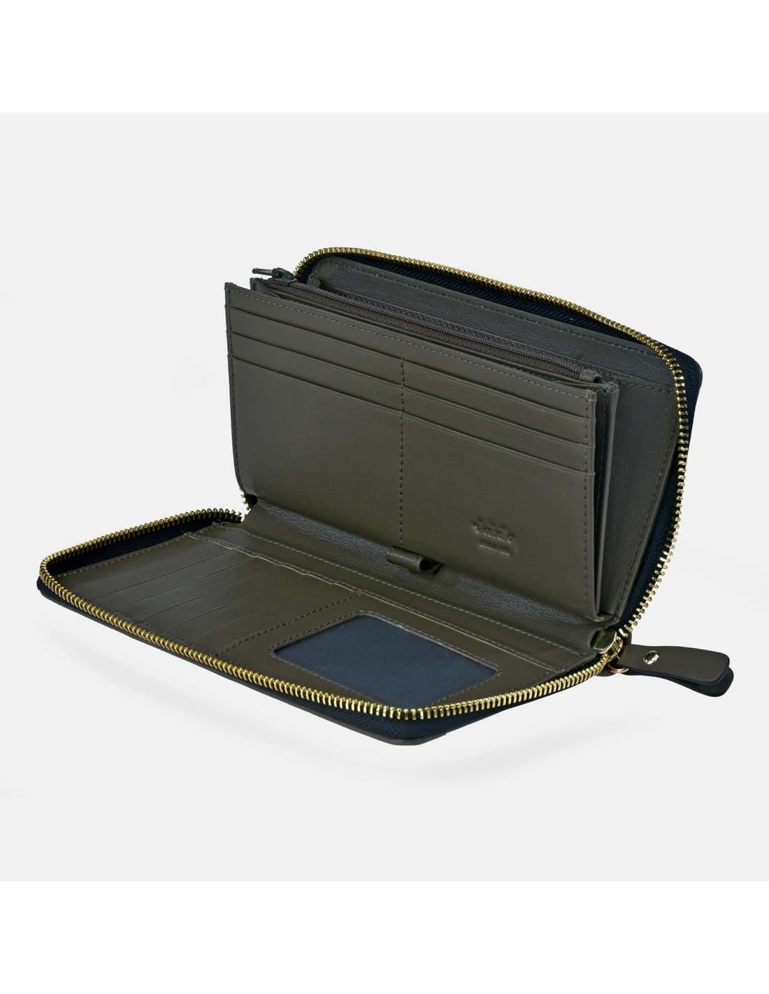 Billetero monedero "EL CABALLO" grande color verde agua - Imagen 2