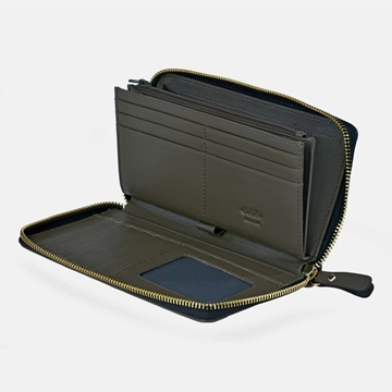 Billetero monedero "EL CABALLO" grande color verde agua - Imagen 2