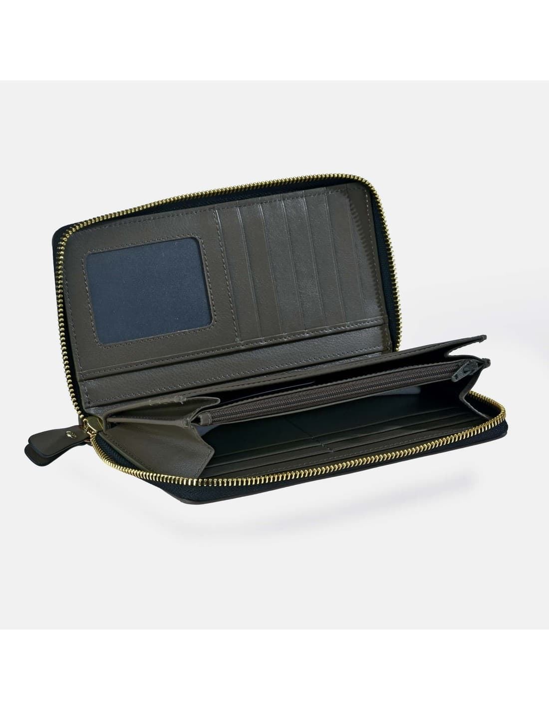 Billetero monedero "EL CABALLO" grande color verde agua - Imagen 3