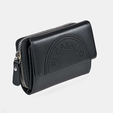 Billetero monedero "EL CABALLO" mediano piel negra - Imagen 2