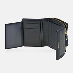 Billetero monedero "EL CABALLO" pequeño estampado logo verde negro - Imagen 2