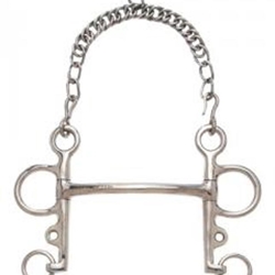 Bocado pelham SEFTON recto, inox, varias medidas - Imagen 1