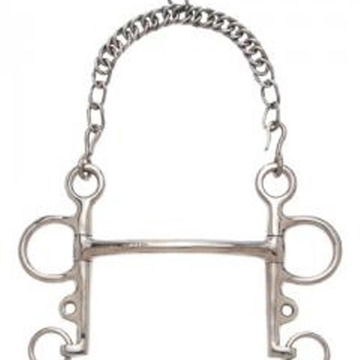 Bocado pelham SEFTON recto, inox, varias medidas - Imagen 1