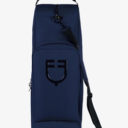 Bolsa para botas EQUESTRO de cordura color azul marino con cremallera y logo - Imagen 2