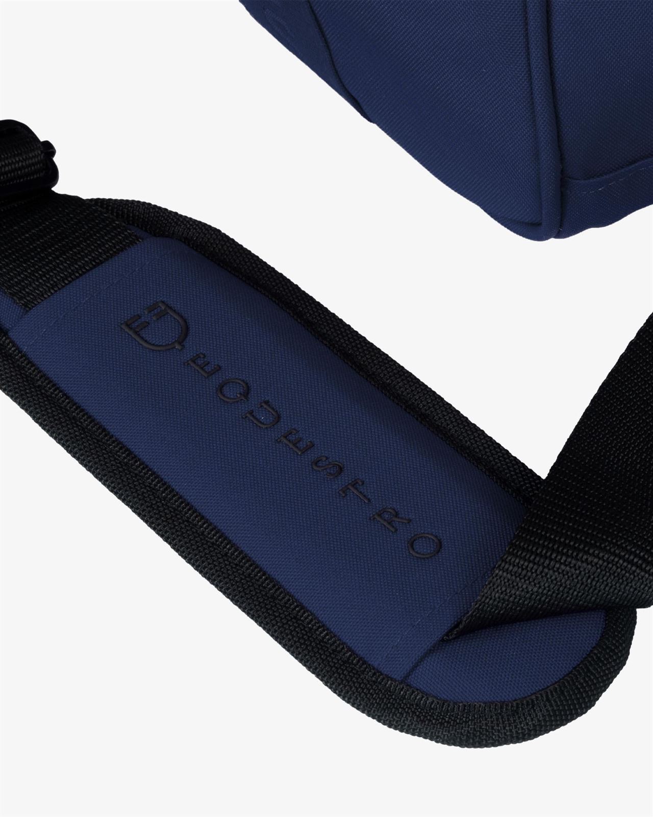 Bolsa para botas EQUESTRO de cordura color azul marino con cremallera y logo - Imagen 5