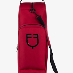 Bolsa para botas EQUESTRO de cordura color burgundy con cremallera y logo - Imagen 2