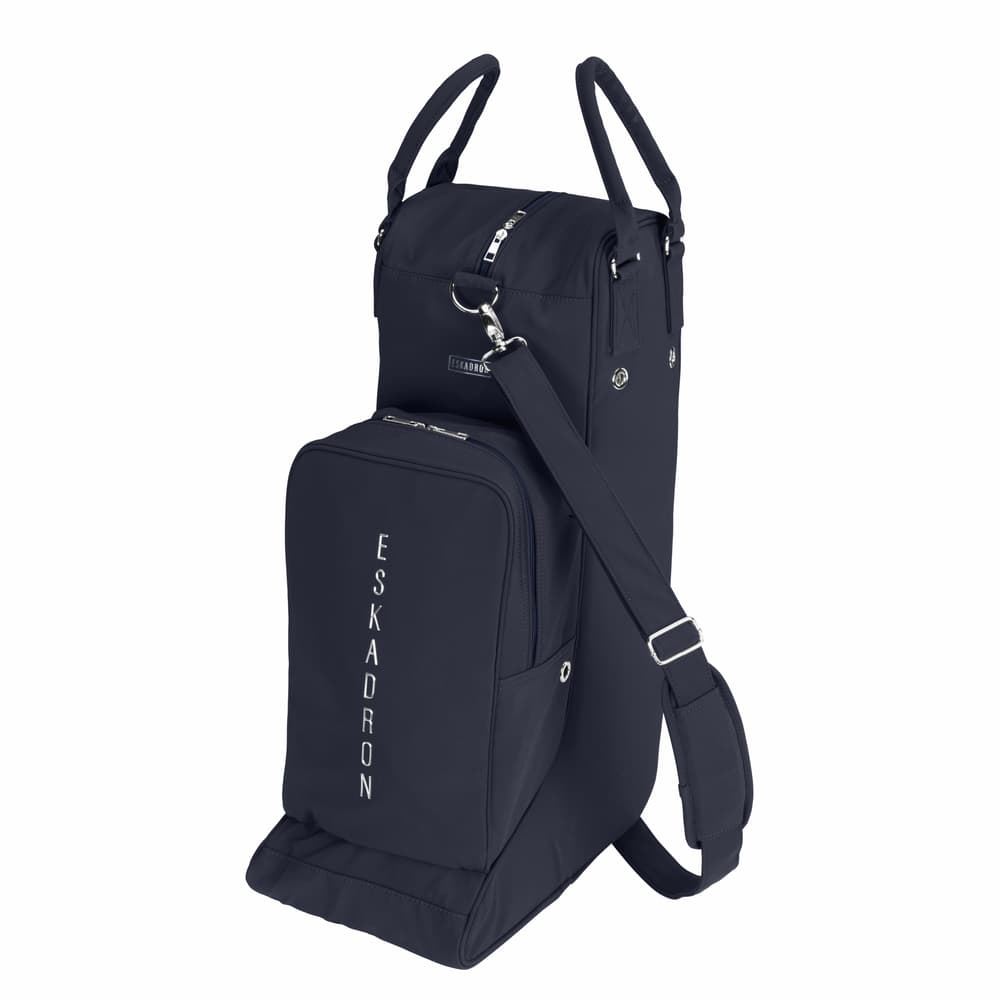 Bolsa para botas ESKADRON color azul marino letras metálicas - Imagen 1
