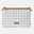 Bolso bandolera "EL CABALLO" plano tipo carpeta estampado caballitos color blanco - Imagen 2
