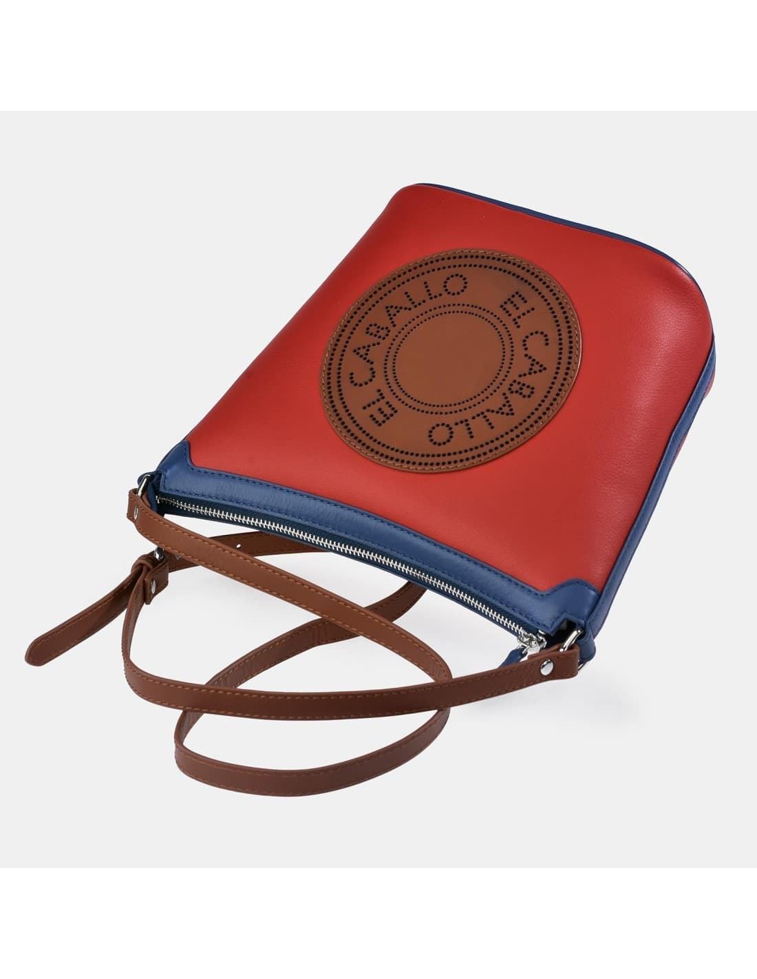 Bolso "EL CABALLO" bandolera color rojo - Imagen 1