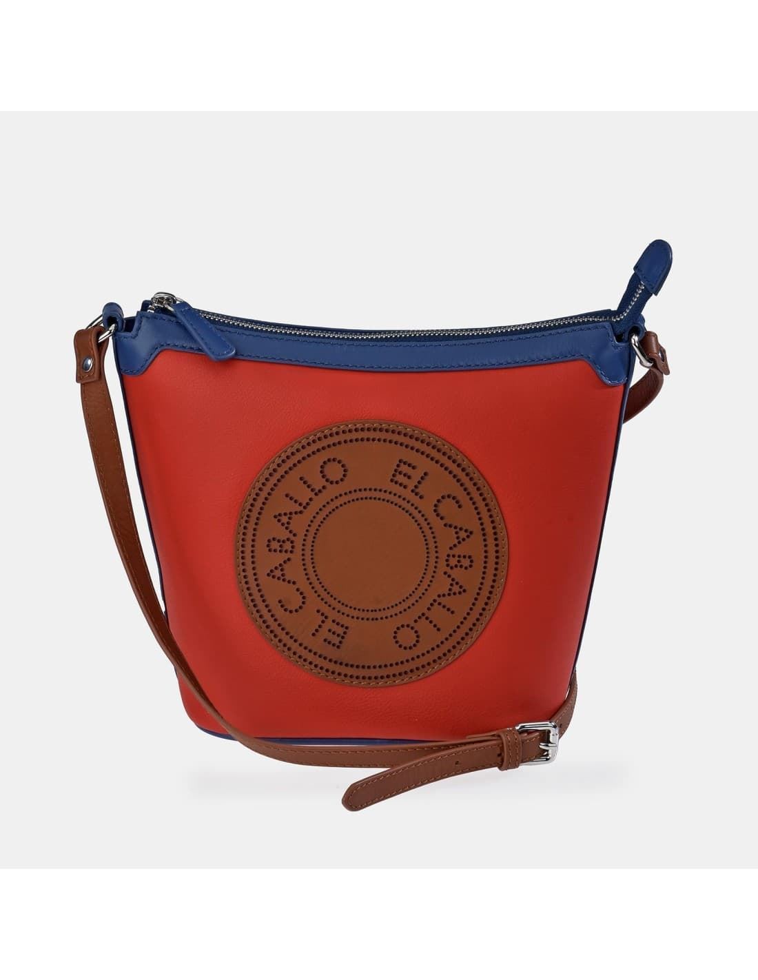 Bolso "EL CABALLO" bandolera color rojo - Imagen 3