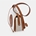 Bolso "EL CABALLO" bandolera pequeño color marfil detalles cuero - Imagen 2