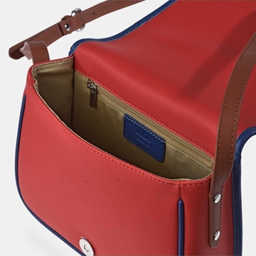 Bolso "EL CABALLO" bandolera pequeño color rojo - Imagen 2