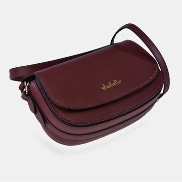 Bolso "EL CABALLO" bandolera piel cereza - Imagen 2