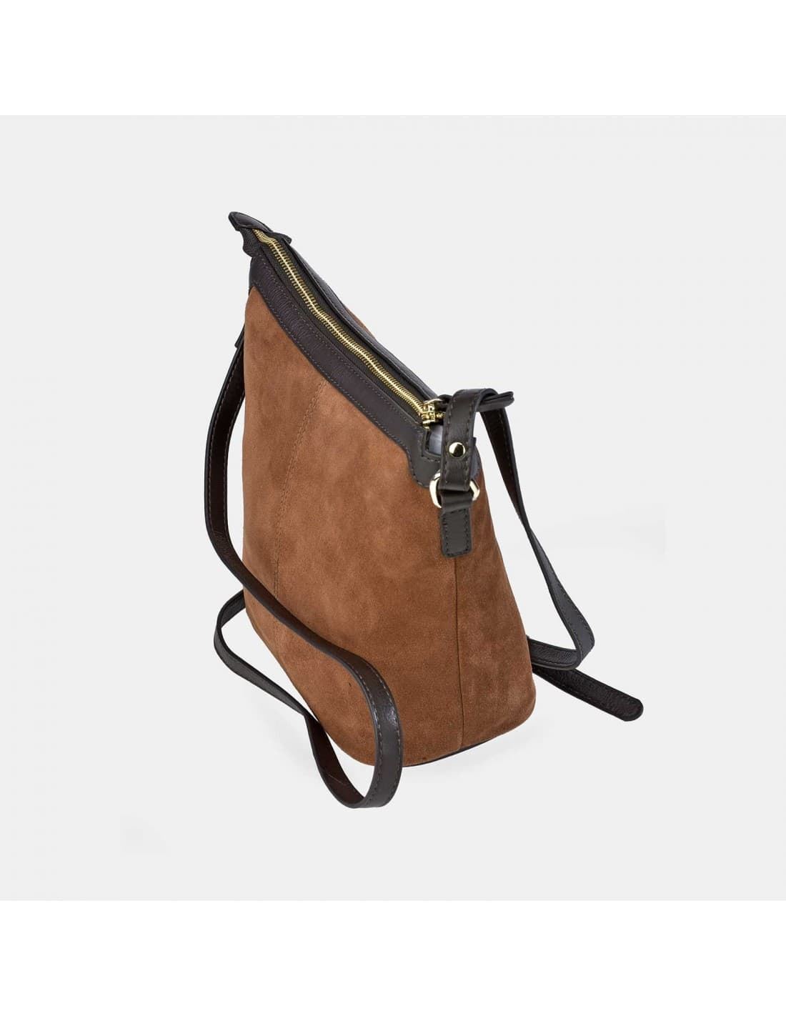 Bolso "EL CABALLO" bandolera serraje color cuero - Imagen 2