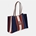 Bolso "EL CABALLO" tote rejilla 2 asas tricolor - Imagen 1