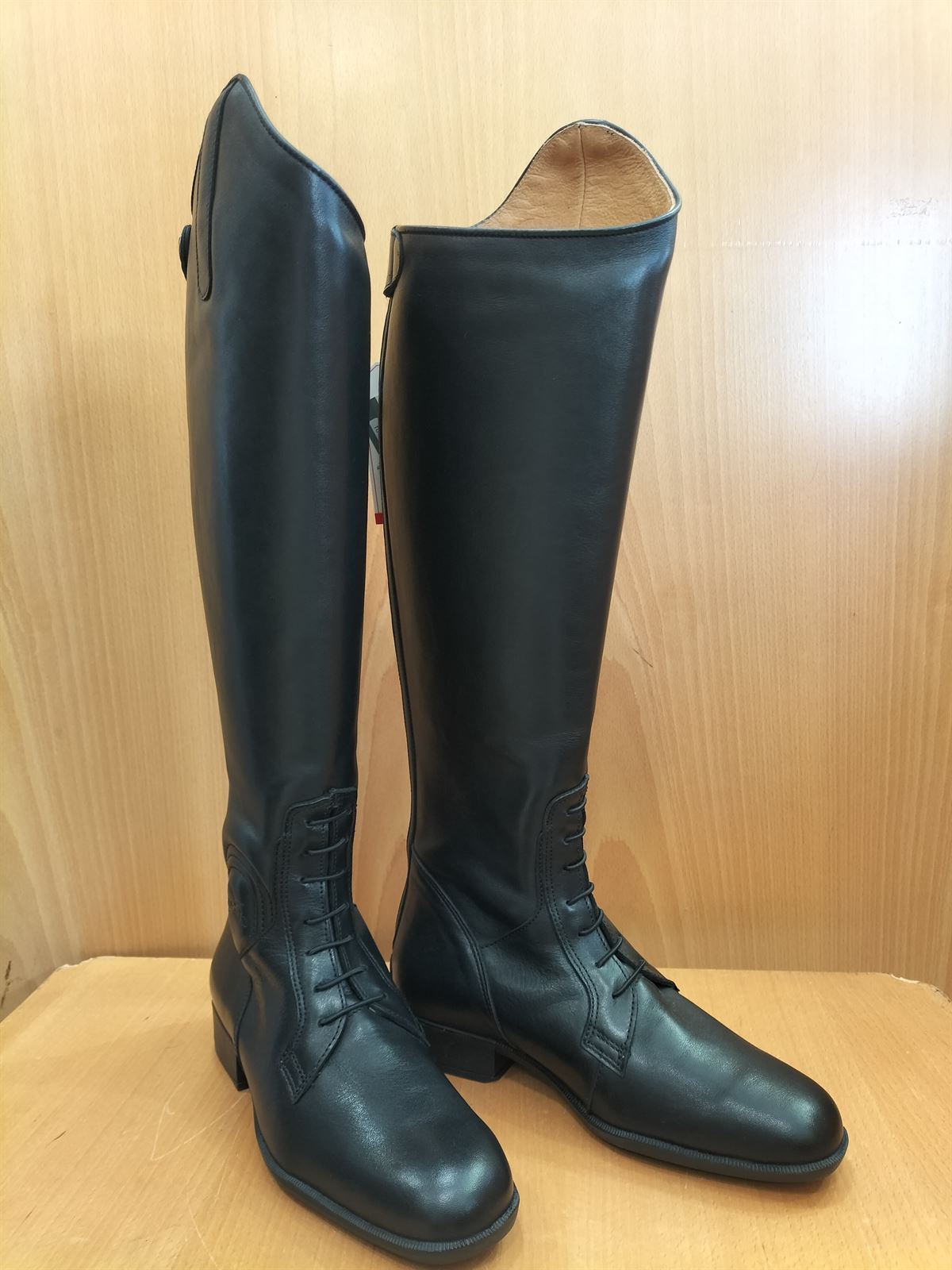 Bota cuero unisex LEXHIS Francia, TALLA 42 L, color negro - Imagen 3