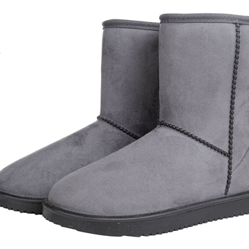 Botas de cuadra HKM Sports Equipment DAVOS impermeables y termoaislantes color gris - Imagen 1