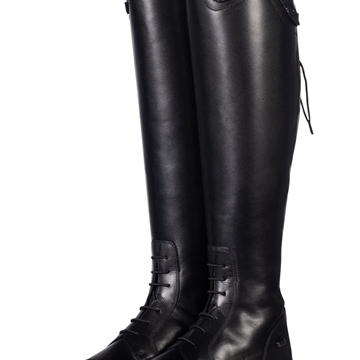 Botas de cuero HKM Sports Equipment Zavira, color negro - Imagen 2