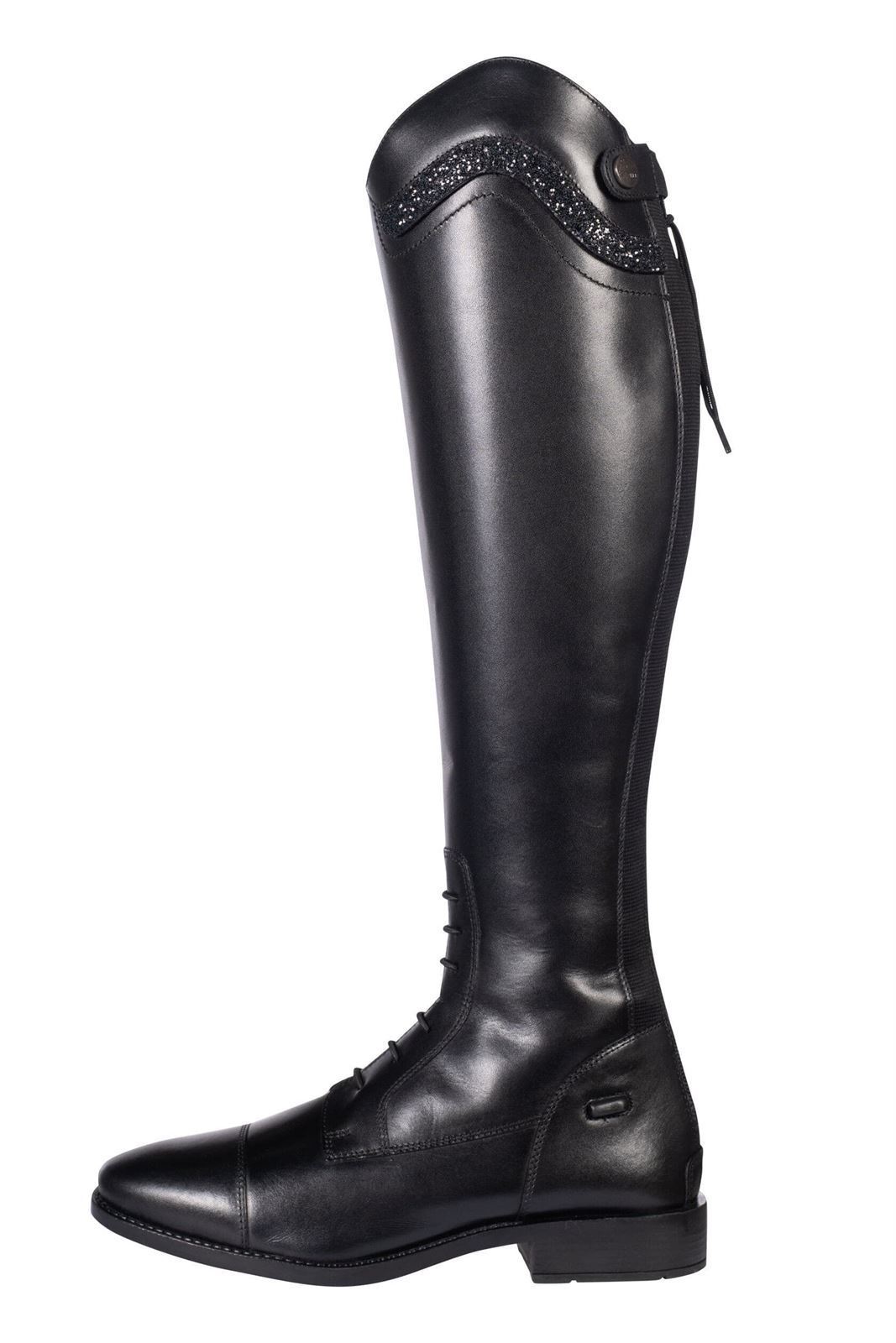 Botas de cuero HKM Sports Equipment Zavira, color negro - Imagen 5
