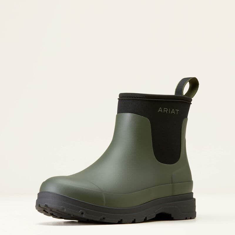 Botín de caucho mujer impermeable ARIAT Kelmarsh Shortie verde/negro TALLA 38,5 - Imagen 2