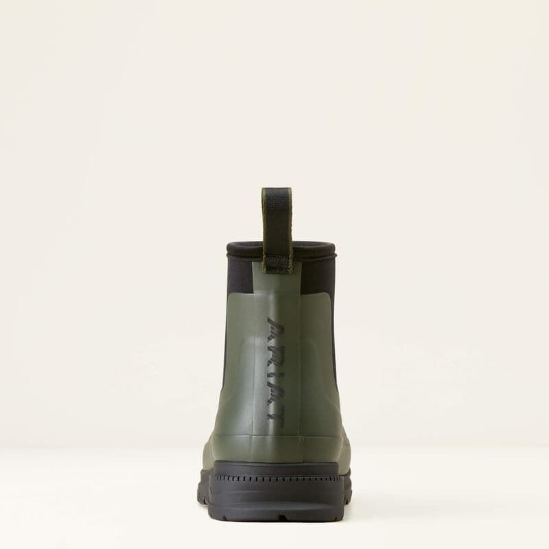 Botín de caucho mujer impermeable ARIAT Kelmarsh Shortie verde/negro TALLA 38,5 - Imagen 3