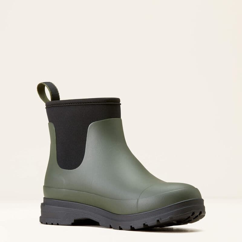 Botín de caucho mujer impermeable ARIAT Kelmarsh Shortie verde/negro TALLA 38,5 - Imagen 5