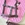 Cabezada cuadra con ramal HKM Sports Equipment Della Sera estampado gris/granate/rosa TALLA PONY - Imagen 1