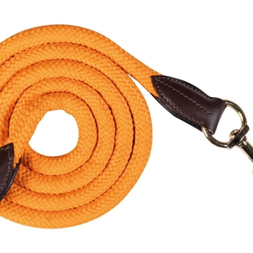 Cabezada cuadra con ramal HKM Sports Equipment  Marrakesh color naranja - Imagen 2