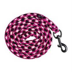 Cabezada cuadra con ramal HKM Sports Equipment Polly color magenta TALLA PONY - Imagen 2