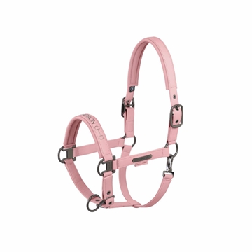 Cabezada cuadra ESKADRON color rosa logo muserola TALLA COB - Imagen 1