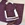 Cabezada cuadra HKM Beagle con borreguillo color burdeos, talla COB - Imagen 1