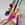 Cabezada cuadra HKM nylon multicolor, talla pony (shetty) - Imagen 2
