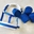 Cabezada cuadra HKM Sports Equipment borreguillo, color azul royal, talla COB - Imagen 1