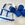Cabezada cuadra HKM Sports Equipment borreguillo, color azul royal, talla PONY - Imagen 1