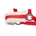 Cabezada cuadra HKM Sports Equipment borreguillo color rojo talla COB - Imagen 2