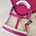Cabezada cuadra HKM Sports Equipment borreguillo color rosa fucsia talla COB - Imagen 2