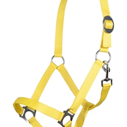 Cabezada cuadra HKM Sports Equipment color amarillo TALLA COB - Imagen 1