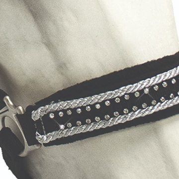Cabezada cuadra HORSEWARE negro detalles plata TALLA PONY - Imagen 2