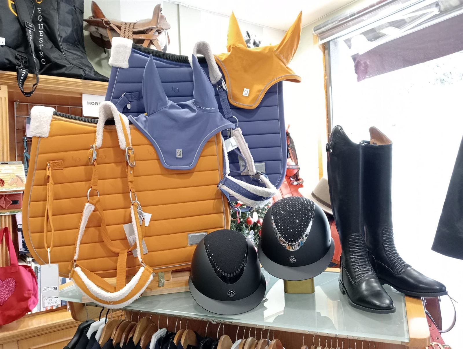 Cabezada cuadra LAURIA GARRELLI Arezzo color azul índigo TALLA COB - Imagen 2