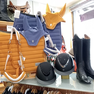 Cabezada cuadra LAURIA GARRELLI Arezzo color azul índigo TALLA COB - Imagen 2