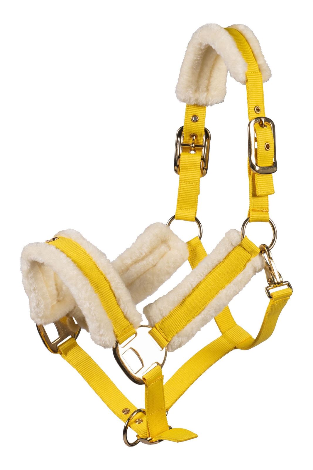 Cabezada cuadra LAURIA GARRELLI Limone Elegant color amarillo TALLA COB - Imagen 1