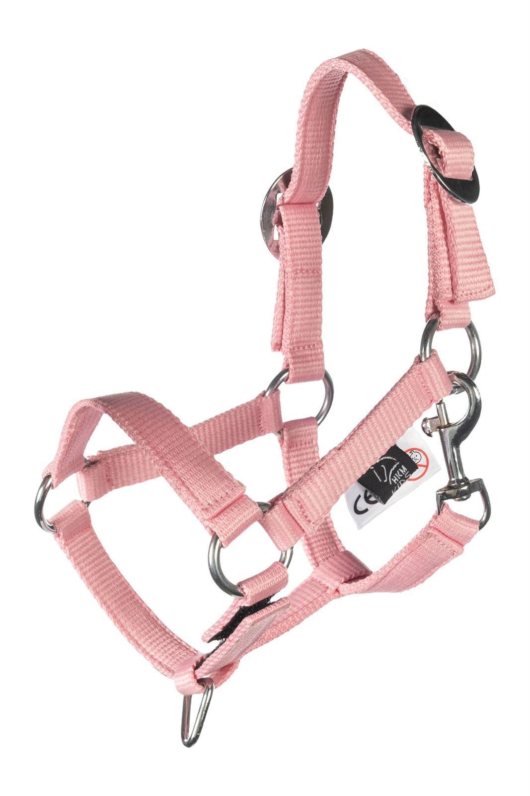 Cabezada cuadra y ramal Hobby Horsing HKM Sports Equipment color rosa - Imagen 2