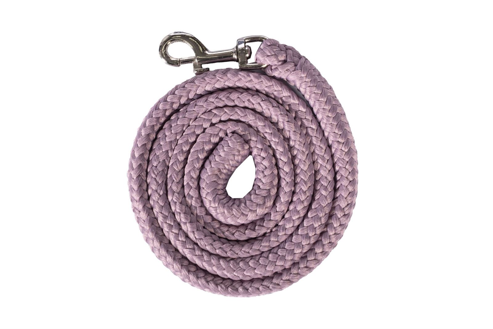 Cabezada cuadra y ramal Hobby Horsing HKM Sports Equipment terciopelo color lavanda - Imagen 2