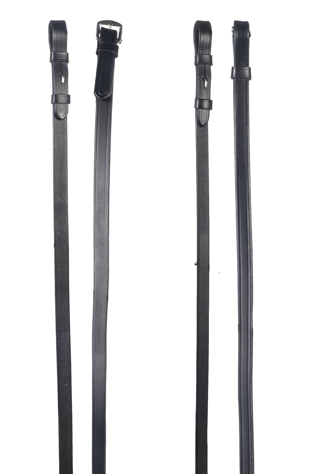 Cabezada de montar de cuero HKM Sports Equipment Grace color negro, DOBLE RIENDA, TALLA COB - Imagen 4