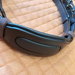 Cabezada de montar de cuero LEXHIS Dayana, color marrón, talla COB - Imagen 2