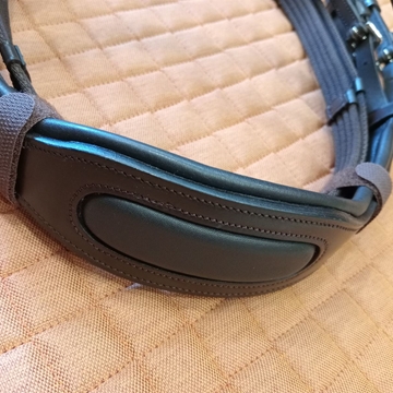 Cabezada de montar de cuero LEXHIS Dayana, color marrón, talla COB - Imagen 2